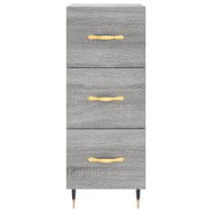 Vidaxl Skříň highboard šedá sonoma 34,5 x 34 x 180 cm kompozitní dřevo