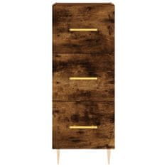 Vidaxl Skříň highboard kouřový dub 34,5 x 34 x 180 cm kompozitní dřevo