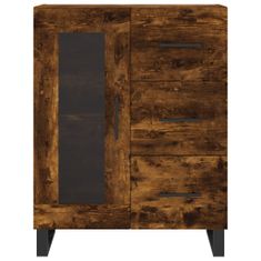 Vidaxl Skříň highboard kouřový dub 69,5 x 34 x 180 cm kompozitní dřevo