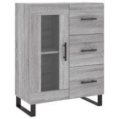 Vidaxl Skříň highboard šedá sonoma 69,5 x 34 x 180 cm kompozitní dřevo