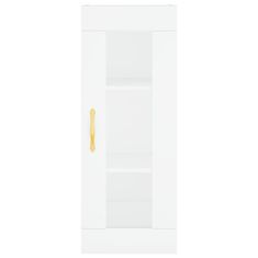 Vidaxl Skříň highboard bílá 34,5 x 34 x 180 cm kompozitní dřevo