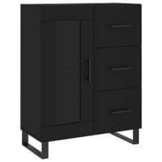 Vidaxl Skříň highboard černá 69,5 x 34 x 180 cm kompozitní dřevo