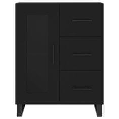 Vidaxl Skříň highboard černá 69,5 x 34 x 180 cm kompozitní dřevo