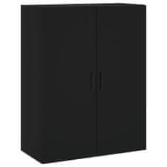 Vidaxl Skříň highboard černá 69,5 x 34 x 180 cm kompozitní dřevo