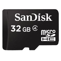 SanDisk microSDHC Card 32 GB + Adapter