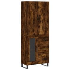 Vidaxl Skříň highboard kouřový dub 69,5 x 34 x 180 cm kompozitní dřevo