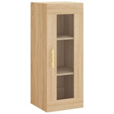 Vidaxl Skříň highboard dub sonoma 34,5 x 34 x 180 cm kompozitní dřevo