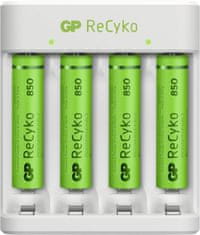 Weltbild Weltbild USB Nabíječka baterií GP ECO E411 + 4X AAA ReCyko 850