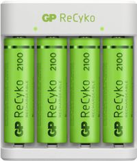 Weltbild Weltbild USB Nabíječka baterií GP ECO E411 + 4x AA ReCyko 2100