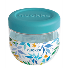 QUOKKA , Dóza na potraviny Bubble Watercolor leaves, 770 ml