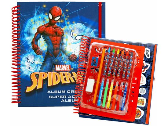 ToyCompany Kreativní zábavní sada sešit Spiderman