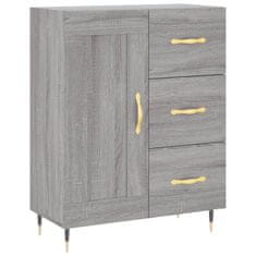 Vidaxl Skříň highboard šedá sonoma 69,5 x 34 x 180 cm kompozitní dřevo