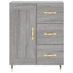 Vidaxl Skříň highboard šedá sonoma 69,5 x 34 x 180 cm kompozitní dřevo