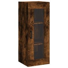 Vidaxl Skříň highboard kouřový dub 34,5 x 34 x 180 cm kompozitní dřevo