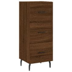 Vidaxl Skříň highboard hnědý dub 34,5 x 34 x 180 cm kompozitní dřevo