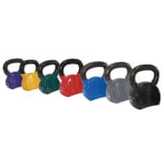 Tunturi Kettlebell litinový ve vinylu TUNTURI 4 kg fialový