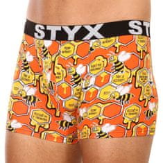 Styx 3PACK pánské boxerky long art sportovní guma vícebarevné (3U12914) - velikost XL