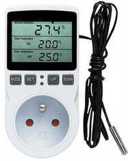 sapro Zásuvkový termostat s časovým spínačem KT3100