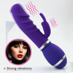 Sensual Vibrátor Warrior Dildo 17.5 cm fialová