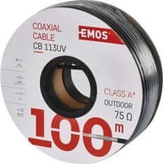 Emos Koaxiální kabel CB113UV, 100m