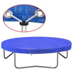 Vidaxl Plachta na trampolínu PE 450-457 cm 90 g/m²