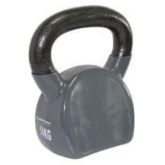 Tunturi Kettlebell litinový ve vinylu 14 kg šedý