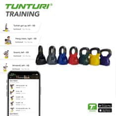 Tunturi Kettlebell litinový ve vinylu 14 kg šedý