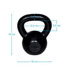 Kettlebell SPARTAN 8 kg litinová koule