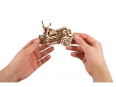 UGEARS 3D dřevěné mechanické puzzle Harry Potter Hagridova létající motorka