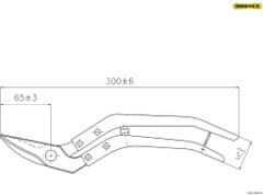 Rostex Nůžky na plech 300mm vystřihovací 2323