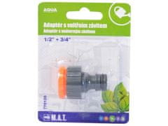 Adaptér s vnitřním závitem 1/2" + 3/4" AQUA