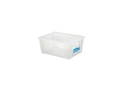 Stefanplast Box úložný SCATOLA 15l, 39,5x29x17cm s víkem plastový, TRA