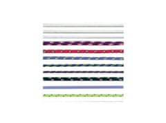 Šňůra PES s jádrem 4mm barevná pletená (200m)