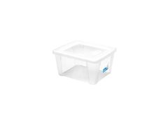 Stefanplast Box úložný SCATOLA 2l, 19x16x10cm s víkem plastový, TRA