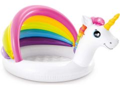 Intex Bazén nafukovací dětský UNICORN pr.127cm, se stříškou