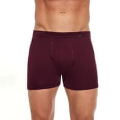 Cornette Pánské boxerky 092 Authentic claret + Ponožky Gatta Calzino Strech, vínová, 3XL