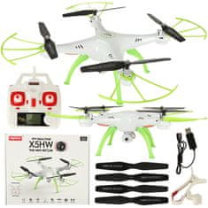 Syma X5HW 2,4GHz RC Dron Wi-Fi Kamera Bílá