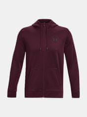 Under Armour Mikina UA Armour Fleece FZ Hoodie-MRN XXXL