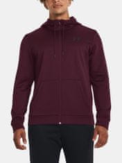 Under Armour Mikina UA Armour Fleece FZ Hoodie-MRN XXXL