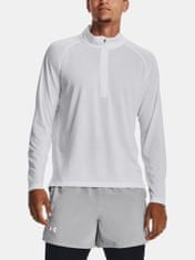 Under Armour Tričko UA STREAKER HALF ZIP-WHT S