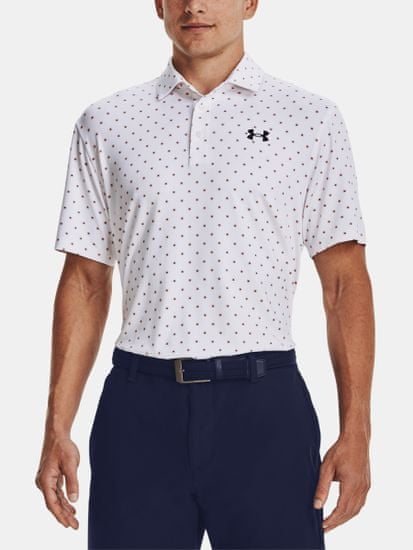 Under Armour Tričko UA Playoff 3.0 Printed Polo-WHT