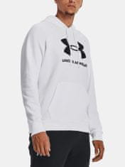 Under Armour Mikina UA Rival Fleece Logo HD-WHT M