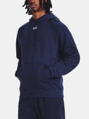 Under Armour Mikina UA Rival Fleece Hoodie-BLU XXL