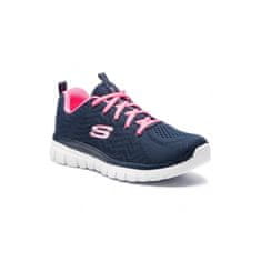 Skechers Boty tmavomodré 38 EU Graceful Get Connected