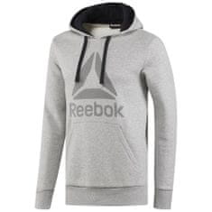 Reebok Mikina šedá 176 - 181 cm/M Wor BL Ctn Ply Hood