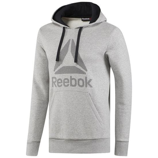 Reebok Mikina šedá Wor BL Ctn Ply Hood