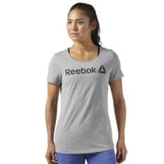 Reebok Tričko šedé L Linear Read