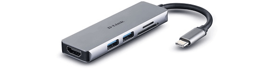 D-Link 5-in-1 USB-C Hub with HDMI and SD/microSD Card Reader