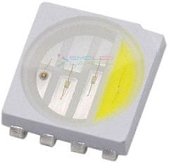 HADEX LED SMD 5050 RGBW 8pin, 0,2W, 120°, celkem 80-120mA