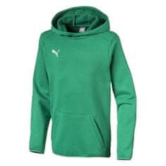 Puma Mikina zelená 140 - 152 cm/M Liga Casuals Hoody JR